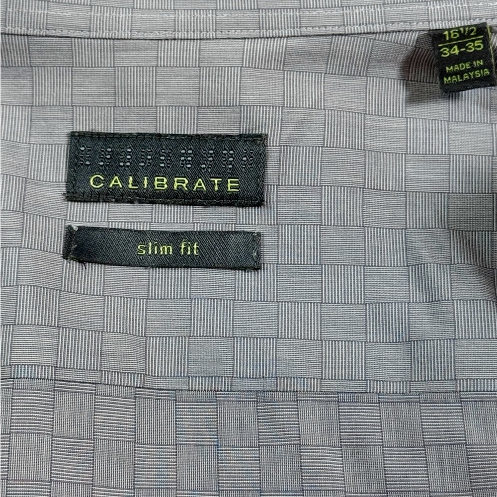 Calibrate Slim Fit Shirt with Classic Collar - Picture 3 of 6